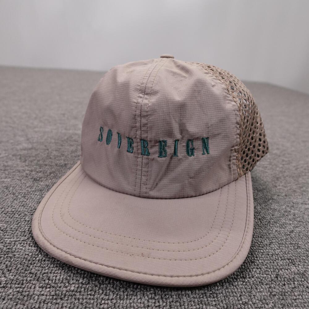 Richardson Hat Cap Strap Back Mens One Size Beige 5 Panel Sovereign Outdoor